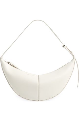 Slide Leather Hobo Bag