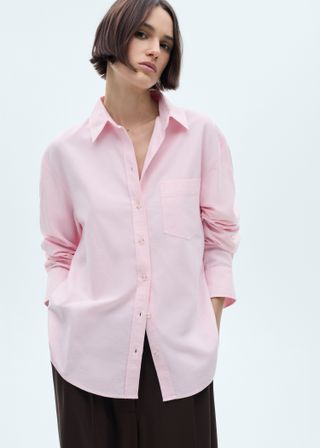 Long Sleeved Cotton Shirt - Women | Mango Usa