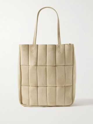 Khaite, Zoe Quilted Suede Tote