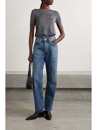 Agolde, '90s Mid-Rise Straight-Leg Organic Jeans