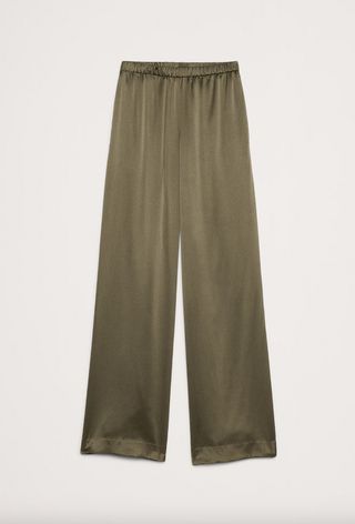 Banana Republic, Pull-On Wide-Leg Silk Pant