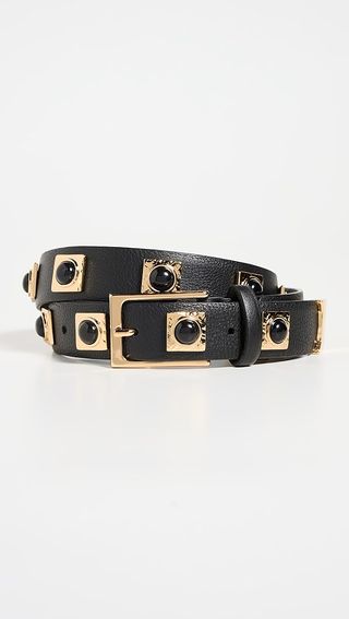 Aureum No. 2 Black Studded Belt