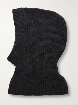 Ribbed Wool Balaclava