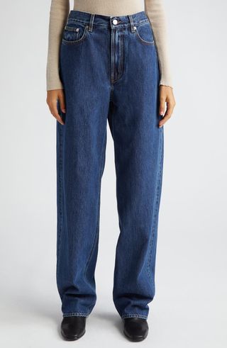 Samur High Waist Tapered Leg Jeans