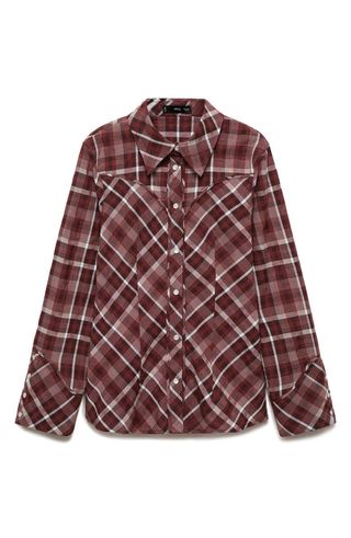 Plaid Snap-Up Shirt