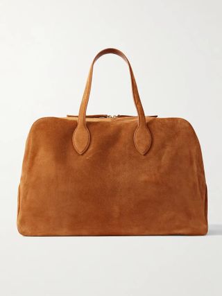 Khaite, Maeve Weekender Large Suede Tote