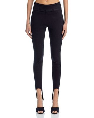 The Jetset High Rise Stirrup Jeans in Sheen Noir