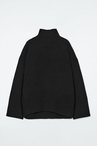 Chunky Pure Cashmere Turtleneck Sweater