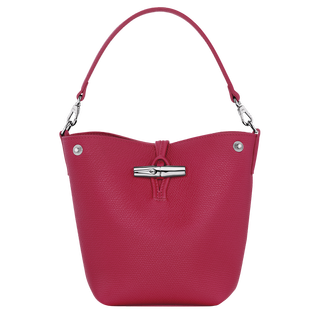 Le Roseau XS Bucket Bag in Beetroot