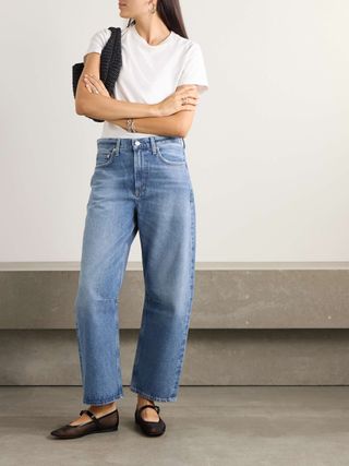 Miro High-Rise Barrel-Leg Recycled Jeans