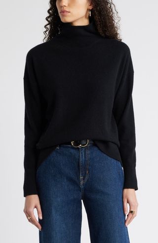 Oversize Cashmere Turtleneck Sweater