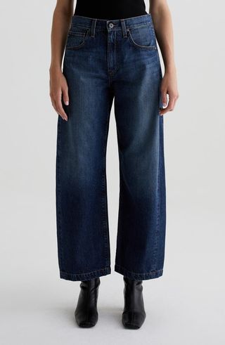 Hattie High Waist Ankle Wide Barrel Leg Jeans