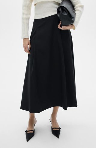 Flare Maxi Skirt