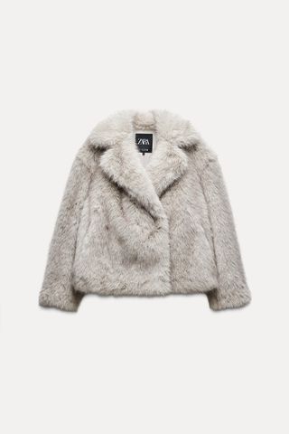 Zw Collection Faux Fur Jacket