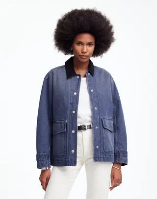 Denim Chore Jacket in Hodgeman Wash