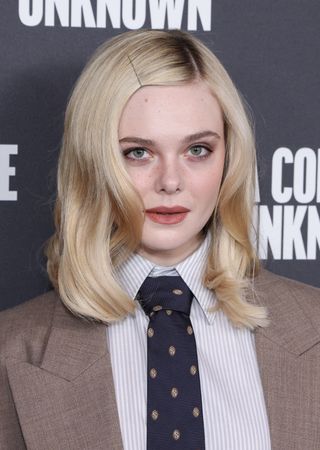 Elle Fanning attends the photocall for 