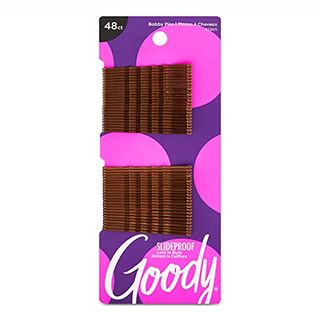 Amazon.com: Goody Slideproof Bobby Pins - 48 Ct, Brunette Brown, High Gloss Bobby Hair Pins for Styling, Lock in Style, Comfortable, Pain-Free Hair Accessories for Women & Men, All Hair Types