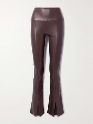 Spat Vegan Leather Flared Leggings