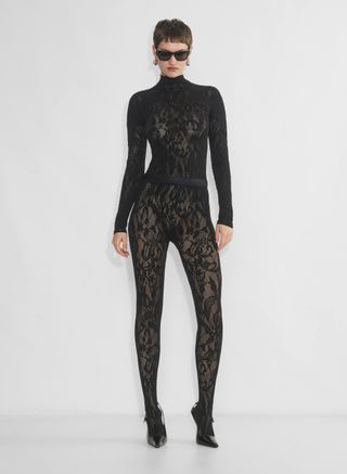 Aritzia, Ten Flora Lace Mali Leggings