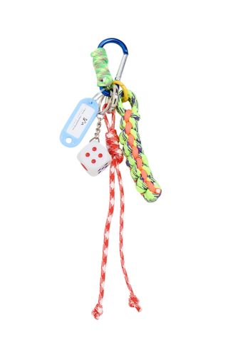 Maison Irem, Multi-Colored Carabiner Dice Bag Charm