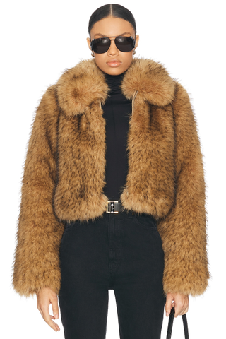 L'Academie Savoie Faux Fur Jacket