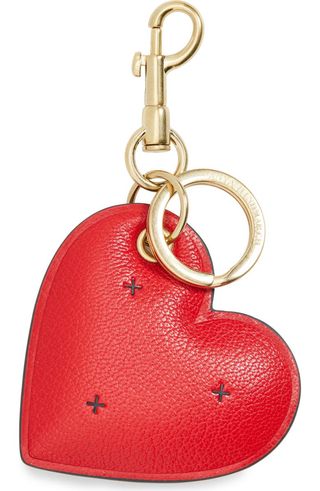 Chubby Heart Leather Bag Charm