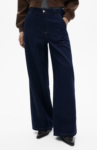 Mid Rise Wide Leg Trouser Jeans