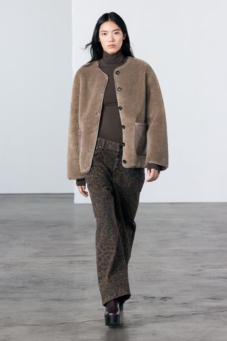 Faux Shearling Jacket ZW Collection