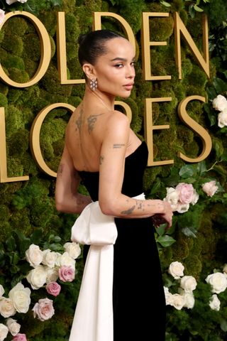 Zoë Kravitz attends the 82nd Annual Golden Globe Awards at The Beverly Hilton on January 05, 2025 in Beverly Hills, California.