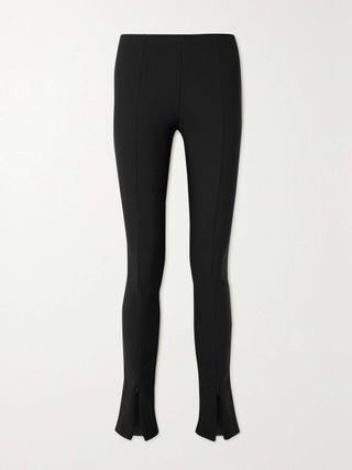 Reya Ribbed Stretch-Jersey Flared Leggings