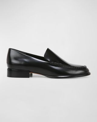 Naomi Sleek Leather Loafers