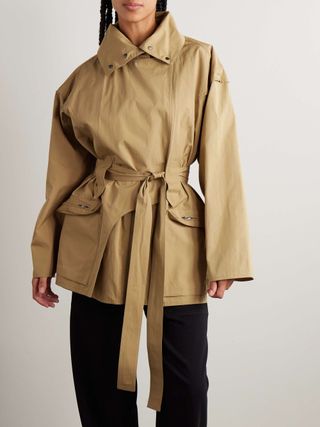 Pierrick Belted Cotton-Poplin Jacket