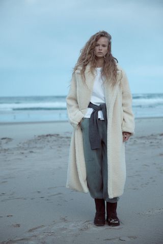 Long Fleece Coat