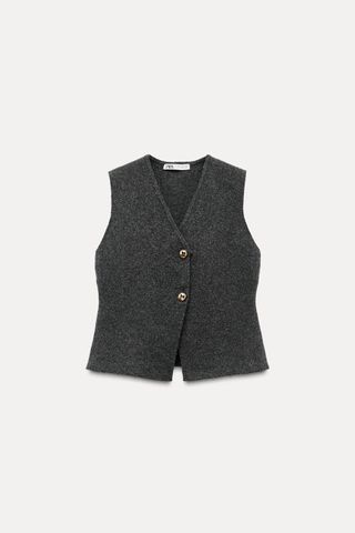 Plain Knit Vest