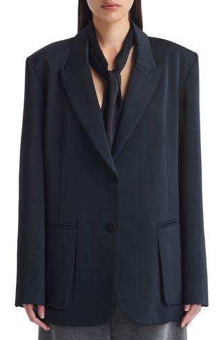 Sweet Pea Tie Neck Blazer