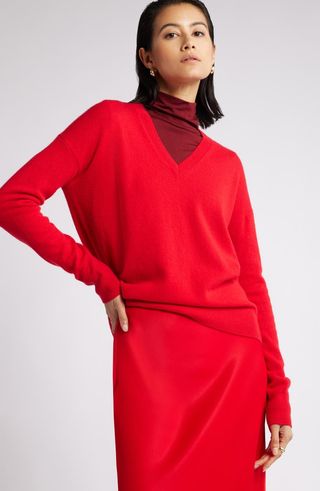 V-Neck Cashmere Sweater