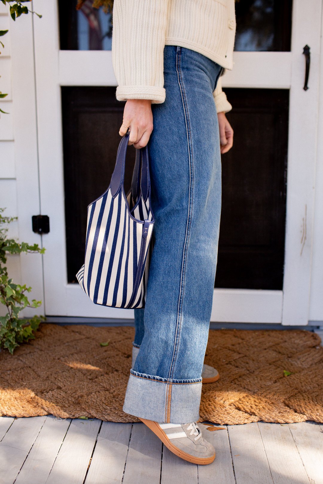 Veronica beard jeans and polo Ralph Lauren bag