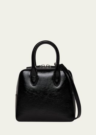 WE-AR4, The Flight Patent Leather Top-Handle Bag