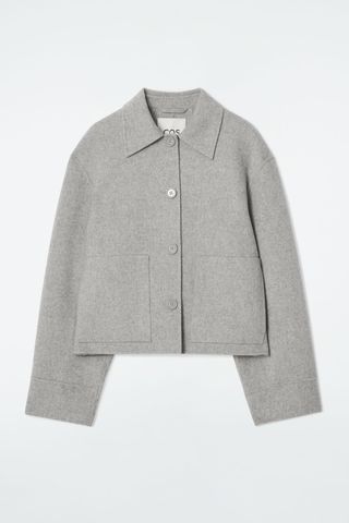 Boxy Double-Faced Wool Jacket