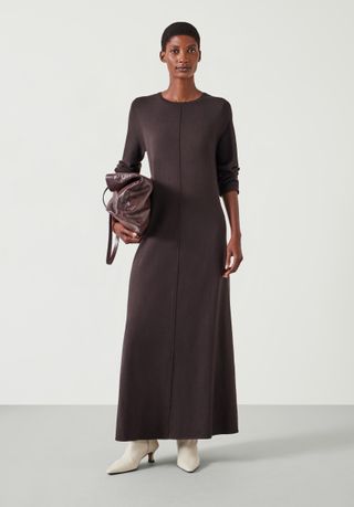 Talen Long Sleeved Knitted Maxi Dress