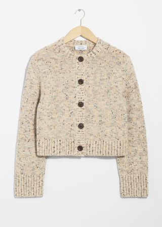 Buttoned Knit Cardigan