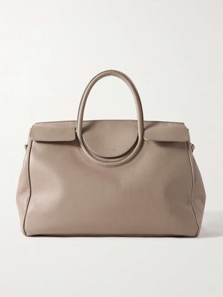 Maude Textured-Leather Tote