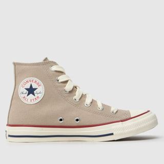 Converse All Star Hi Trainers in Light Grey