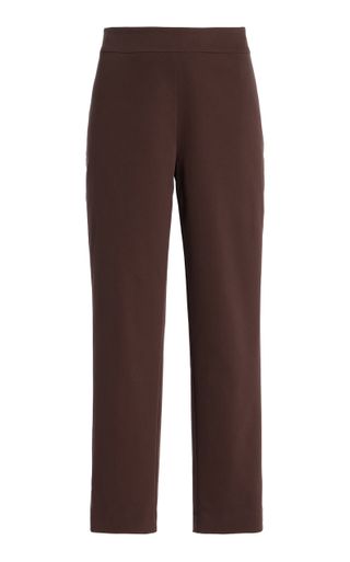 Hunter Cropped Cotton-Suiting Straight-Leg Pants