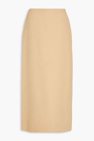 Palomie Wool-Felt Midi Skirt