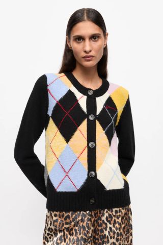 Multicolour Harlequin Cardigan