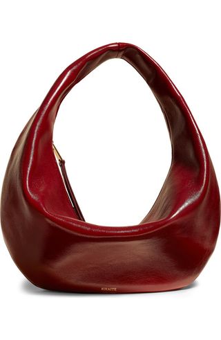 Medium Olivia Patent Leather Hobo Bag