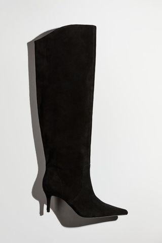 Knee-High Suede Boots