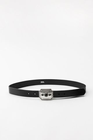 Wrought Buckle Cowboy Belt