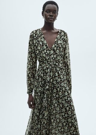 Floral Chiffon Dress 